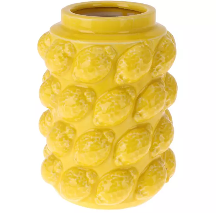 Citronvas gul 19x14 cm - Krukor, vaser, korgar - 8721037378789 - 1