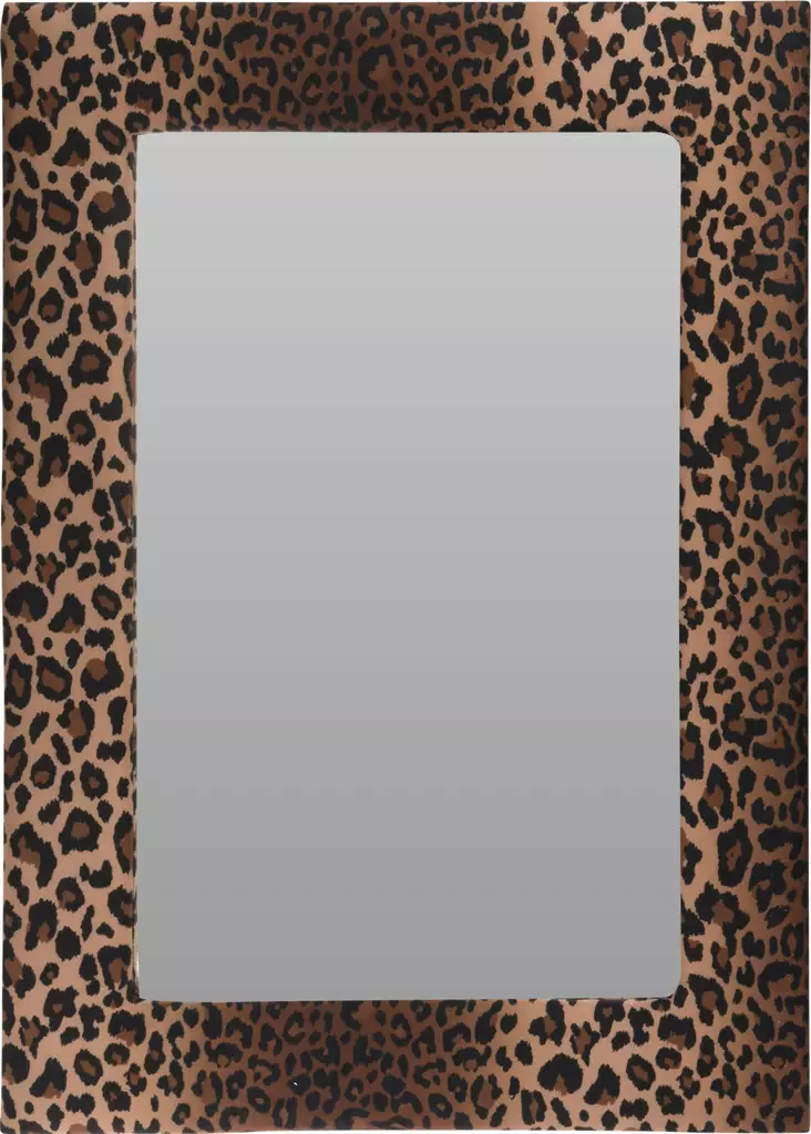 Leopardmönstrad väggspegel - Andra egenvårdsprodukter - 8720573100779 - 1