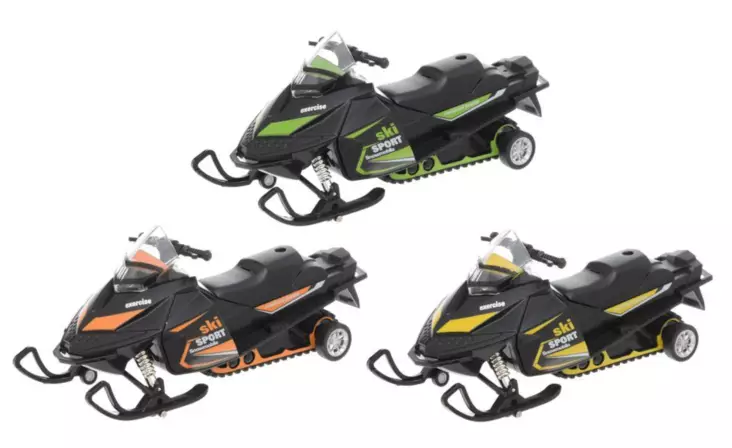 Snöskoter 1:32 med ljud och ljus - Inomhusleksaker - 6410416304229 - 1