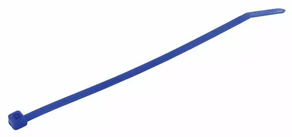 Buntband 3,6x200mm, blå, detekterbar - Kabelband - 8719493377019 - 1