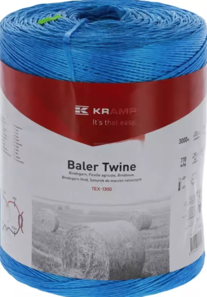 Paalauslina Tex-1300 blå 3000 m - Andra lantbruksartiklar - 8719493211399 - 1