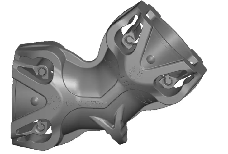 Raufoss ABC 45° hörnkopplingsram - Tryckluftsystem - svm000007119 - 1