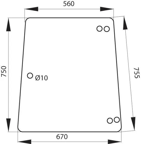 Sido?ak (Fendt 178810111150) - Styrhytt och kaross - 8716106765119 - 1