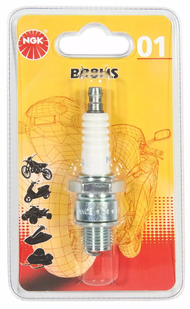 Tändstift BR8HS röd nr 1 - Tändstift - 0087295049679 - 1