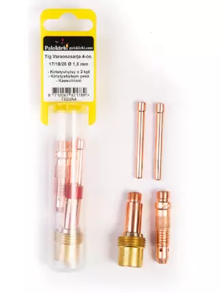 TIG-ersatzdelssats 17/18/26 4-delar Ø1,6 mm - Andra svetstillbehör - 8712067821789 - 1