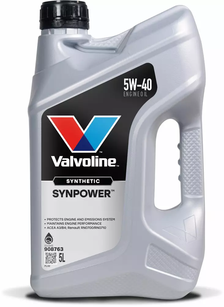 Valvoline SynPower 5W-40 motorolja 5 l - Motoroljor - 8710941018119 - 1