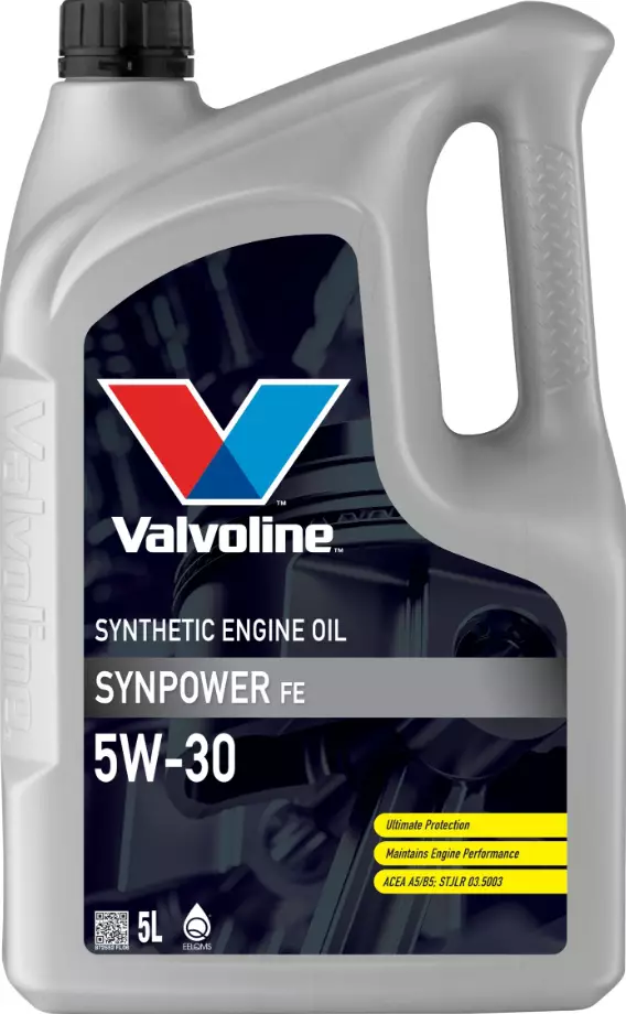 Valvoline SynPower FE 5W-30 motorolja 5L - Bilkemikalier - 8710941022079 - 1