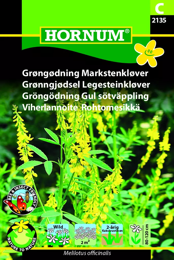 Gröngödsling Rödklöver - Frön och sättpotatisar. - 5708787021359 - 1