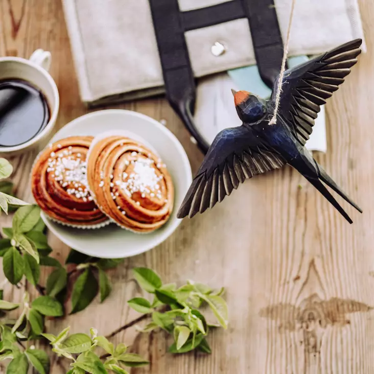 Wildlife Garden dekorationfågel Svala flygande - Naturrelaterade produkter - 7350054766029 - 2