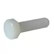 Sexkantsskruv M6 x 16 mm 6.6 nylon 25 st - Bultar och muttrar, metrisk gänga - 8716106608119a - 1