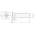 Linskruv PH3 M6 x 20 mm 4.8 förzinkad 100 st - Bultar och muttrar, metrisk gänga - 8716106362530a - 2