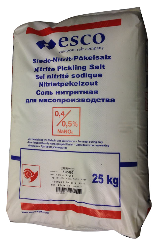 Nitritsalt 25 kg - Konserveringsprodukter - nitriittisuola - 1