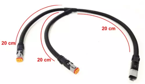 Kabelsats Y DT-kontakter 200x200x200 mm - Arbetslampor - 8KA1191B - 1