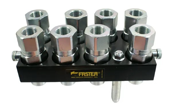 Snabbkoppling Multifaster P808 8 x 1/2" (arbetsmaskinsdel) - Hydraulik - 2P808812GMC - 1