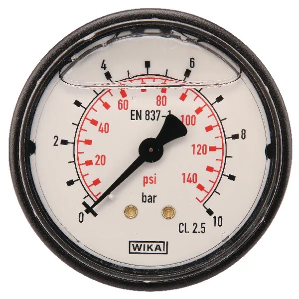 Tryckmätare 0-10 bar 1/4" - Tryckmätare - MA6310B04PLGF - 1