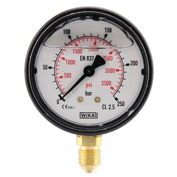 Tryckmätare 0-250 bar 1/4" - Tryckmätare - MA63250L04PLGF - 1