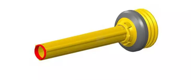 Inre halva av skydd ST2 - Skyddsrör och skyddsomslag - ST251000I - 1