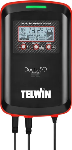 Telwin Doctor Charge 50 batteriladdare - Invertrar, laddare - 807613TEL - 1