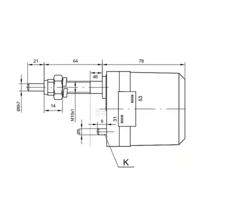 Vindrutetorkarmotor, kort axel och kontakt - Förare och kaross - 1318800020N - 2