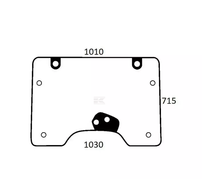 Öppningsbar vindruta övre, passar Deutz-Fahr - Hytt och kaross - 001422910N - 1