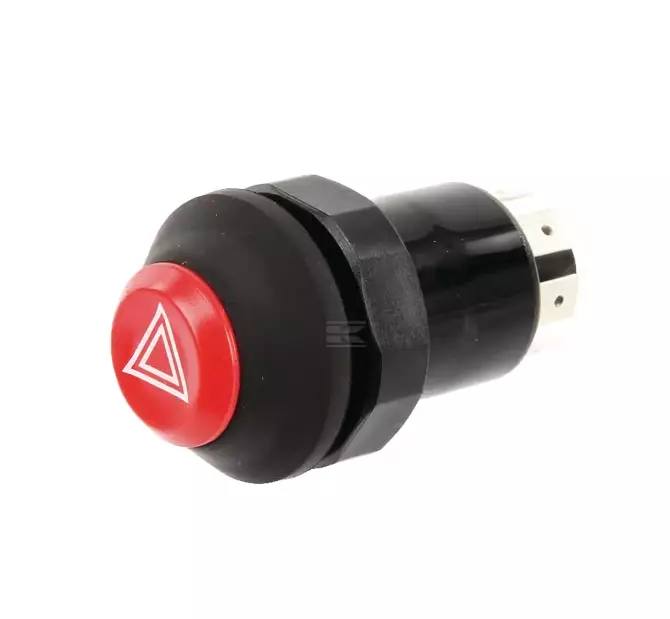 Tryckknapp för nödbelysning, rund - Styrhytt och kaross - 11100100PN - 1