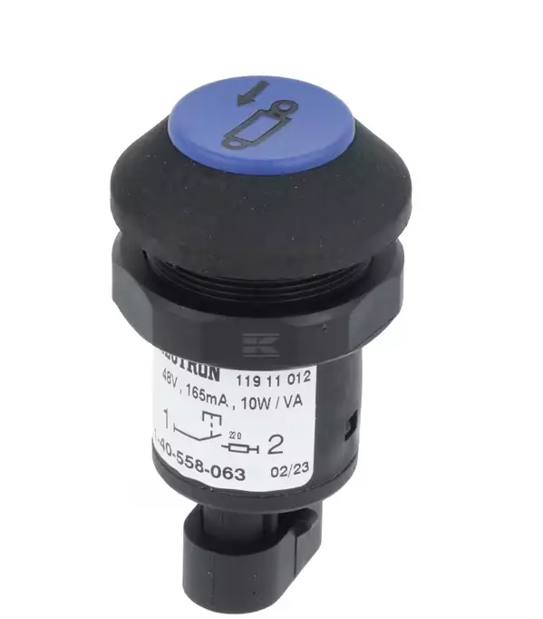 Tryckknapp brytare, lyftutrustning, rund - Brytare - 11911012PN - 1