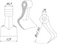 Slaghacka Maschio Desvoys typ 16 - Strimlare - T30004027R - 2