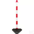 Varningsstolpe röd-vit 86 cm - Säkerhetsprodukter - PKKRW - 1