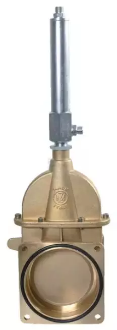 Skvalventil 6" med tvålägescylinder - Flytgödseltankar - 6000572DW - 1