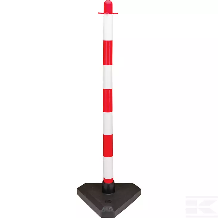 Varningsstolpe röd-vit 86 cm - Säkerhetsprodukter - PKKRW - 1