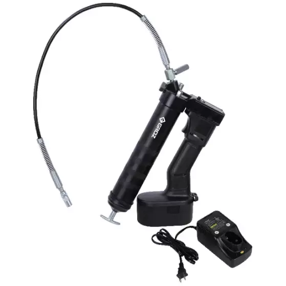 Groz batteridriven fettpress 18,5 V med två batterier - Fetpressar och pumpar - 47223GROZ - 1
